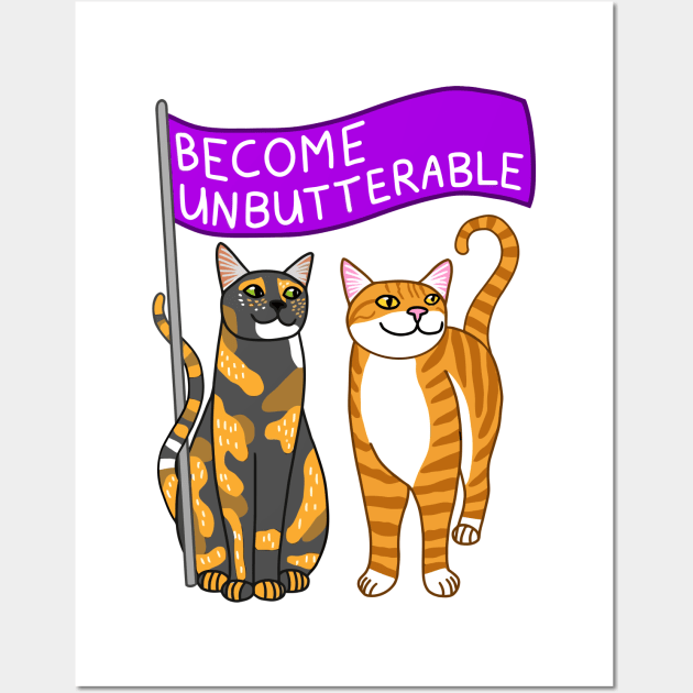 Become Unbutterable - Jorts and Jean, Wall Art by Zercohotu